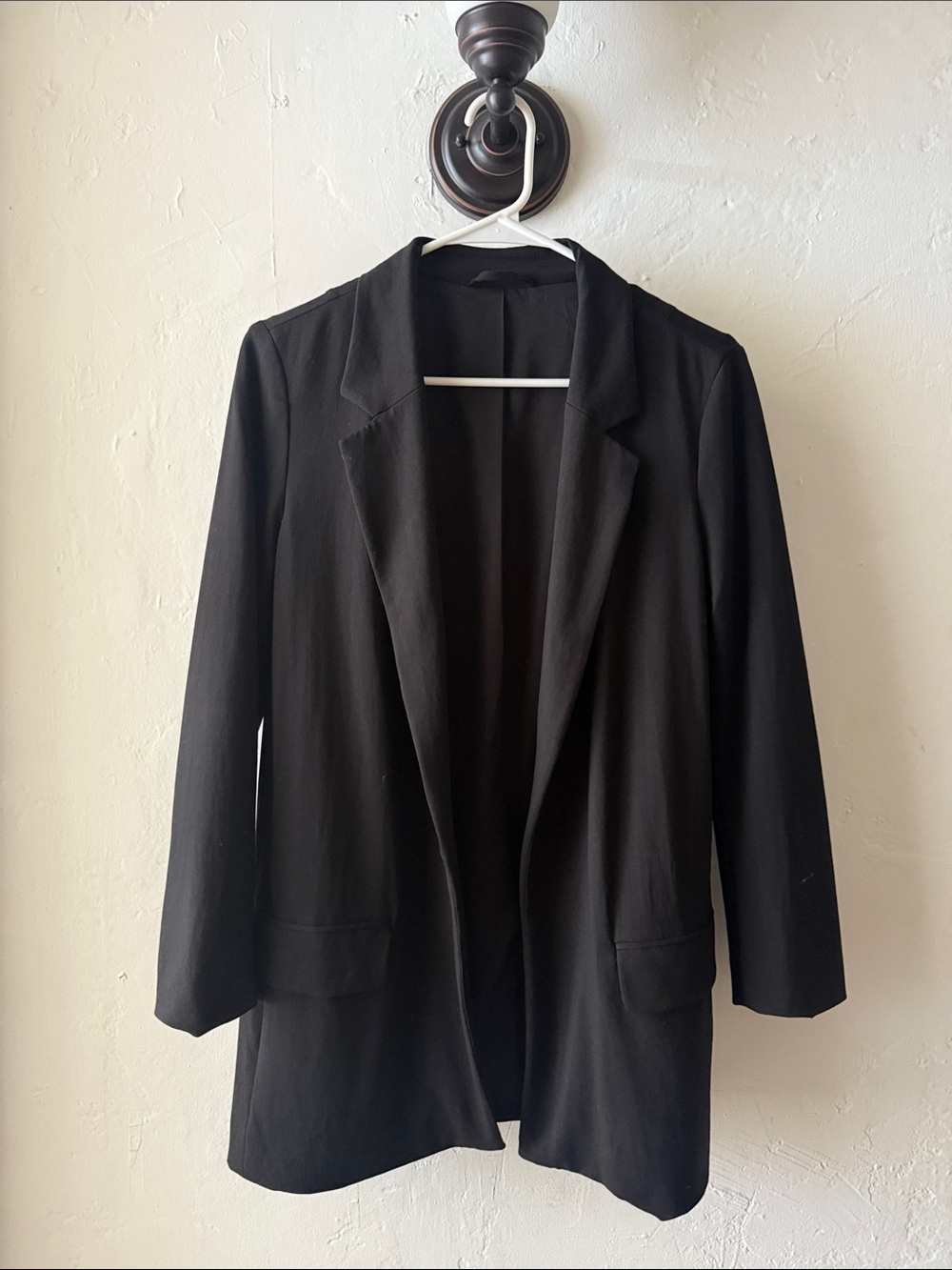 Long All Saints cotton/modal blazer